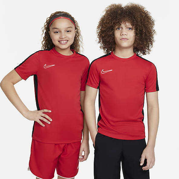 Boys red nike shirt on sale